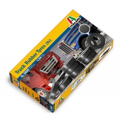 LKW-Reifen 1:24 (8 Stück)