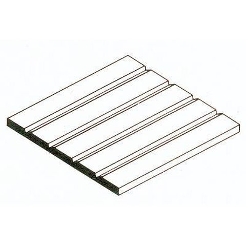 Evergreen Strukturplatte, Raster 0,75 mm
